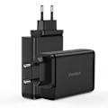 Miniatyrbild 3 av 9: Choetech GaN lader 140W 4 porter (2x USB C, 2x USB) svart (PD6005)