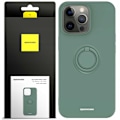 Miniatyrbild 1 av 11: Spacecase Silikonecase Ring För Iphone 13 Pro Case Grönt Skydd