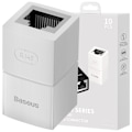 Miniatyrbild 1 av 11: Nettverkskontakt Ethernet-kabelkontakt RJ-45 Baseus AirJoy Series 10 stk - hvit