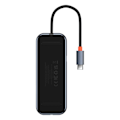 Miniatyrbillede 4 af 11: BASEUS MULTIFUNKTIONEL LAPTOP HUB 4-PORTS 1XUSB-C 3XUSB3.0 MØRKEGRÅ