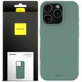 Spacecase Silikonfodral För Iphone 16 Pro Mörkgrön Skydd
