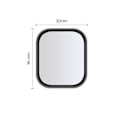 Miniatyrbillede 2 af 2: HOFI HYBRID GLAS ÆBLEUR 4/5/6/SE (40MM) SORT