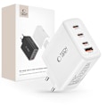 Miniatyrbild 1 av 6: TECH-PROTECT NC100W-GAN 4-PORTERS NETTVERKSLADER PD100W/QC3.0 HVIT