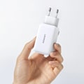 Miniatyrbild 10 av 11: Ugreen CD244 65W USB-A / 2x USB-C GaN hurtiglader - hvit
