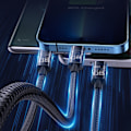 Miniatyrbild 7 av 9: Joyroom 3-i-1 kabel USB - USB Type C / Lightning / micro USB 3,5 A 1,2 m svart (S-1T3015A5)