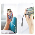 Miniatyrbild 5 av 10: MCDODO ADAPTER LIGHTNING MINIJACK, 3,5 mm kabel for iPhone 13 14