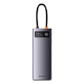 Miniatyrbillede 3 af 10: BASEUS HUB 8IN1 USB C - 3XUSB/HDMI/RJ45 (1GBPS)/SD/TF LÆSER/USB C PD GRÅ