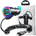 Miniatyrbild 1 av 8: Joyroom 3 i 1 hurtiglader 1,5 m 17 W med Lightning-kabel sort (JR-CL25)