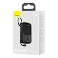 Miniatyrbild 3 av 11: Baseus Qpow Digital Display Powerbank med hurtiglading 20000mAh 20W QC/PD/SCP/FCP med innebygd Lightning-kabel Svart