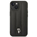 Miniatyrbillede 3 af 8: KARL LAGERFELD PUFFY IKONIK PIN ETUI TIL IPHONE 14 PLUS - SORT