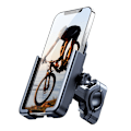 Miniatyrbillede 1 af 10: WOZINSKY METALTELEFONHOLDER TIL CYKEL, SCOOTER SORT (WBHBK3)