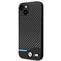Miniatyrbillede 3 af 9: BMW LÆDER CARBON ETUI TIL IPHONE 14 PLUS - SORT