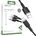 Miniatyrbillede 1 af 11: ACEFAST KABEL LANG STÆRK USB C - USB C 1,2M 60W (20V/3A) SORT