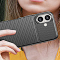 Miniatyrbillede 4 af 5: THUNDER CASE SILIKONE ETUI TIL IPHONE 16 - SORT