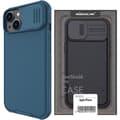Nillkin CamShield Pro-deksel iPhone 14 Plus Armor-deksel kamerabeskyttelse? blå