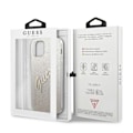 Miniatyrbild 9 av 9: Guess GUHCP12MPCUGLSGO iPhone 12/12 Pro 6.1 gull/gull hardt deksel Glitter Gradient Script