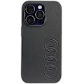 Miniatyrbild 3 av 8: Audi syntetisk skinnveske til iPhone 14 Pro - svart AU-TPUPCIP14P-TT/D1-BK