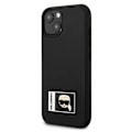 Miniatyrbillede 2 af 8: KARL LAGERFELD IKONIK PATCH COVER TIL IPHONE 13 - SORT