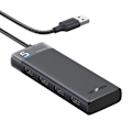 Miniatyrbild 3 av 9: Ugreen CM653 HUB med 4 USB-A-porter og USB-A-strømledning - Svart