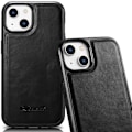 Miniatyrbillede 1 af 11: ICARER CASE CASE LÆDERCOVER MED MAGSAFE TIL IPHONE 14+ SORT