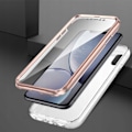 Miniatyrbild 4 av 10: Spacecase Fodral Marble 360 Skydd För Iphone Xr Vit Rosa