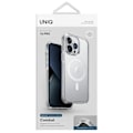 Miniatyrbild 4 av 4: UNIQ-deksel Combat iPhone 14 Pro 6.1 Magclick Lading gjennomsiktig/due sateng klar