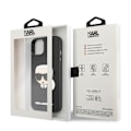 Miniatyrbillede 9 af 9: KARL LAGERFELD 3D GUMMI KARL'S HEAD ETUI TIL IPHONE 14 PLUS - SORT