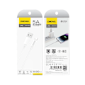 Miniatyrbillede 2 af 2: DUDAO L4SL USB-A / LIGHTNING 2A KABEL 1M - HVID