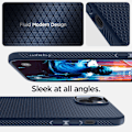 Miniatyrbillede 9 af 11: SPIGEN LIQUID AIR IPHONE 14 PLUS NAVY BLUE