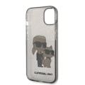 Miniatyrbillede 8 af 9: KARL LAGERFELD GLITTER KARL&CHOUPETTE ETUI TIL IPHONE 14 PLUS - SORT