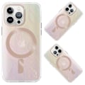 Miniatyrbild 1 av 2: UNIQ-deksel Coehl Willow iPhone 15 Pro Max 6.7 Magnetisk lading opal/iriserende