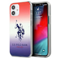 Miniatyrbillede 2 af 9: AMERIKANSK SAG POLO ASSN. GRADIENT PATTERN COLLECTION TIL IPHONE 12 MINI - RØD OG BLÅ