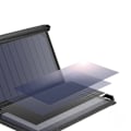 Miniatyrbillede 4 af 9: CHOETECH FOLDELBAR SOLFOTOVOLTAISK OPLADER 19W 2XUSB 2.4A SORT