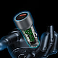 Miniatyrbillede 3 af 9: DUDAO R4T 30W USB-A / USB-C BILOPLADER - GRÅ