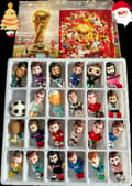 Fotbolls-VM 2025 Adventskalender - 24 Spelar Blind Box [ZHE]