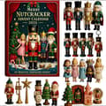2025 Akryl Julkalender i Full Stil – Festlig Dekoration The Nutcracker
