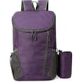 Foldable Backpack Lightweight, Small Waterproof Backpack for Outdoor Sports, Durable Packable Backpack Practical Everyday Backpack Purple