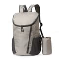 1 pc 20l Light Grey Lightweight Packable Backpack, Small Foldable Hiking Daypack For Travel Camping Outdoor Holiday