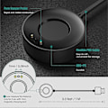 Miniatyrbilde 5 av 5: Ladekabel zruxe for Withings Scanwatch - svart{EE}