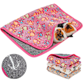 Miniatyrbillede 1 af 5: Vandtæt marsvine tæppe vasket 3-pak smådyrs fleece bur liner {HH}