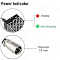 Miniatyrbillede 4 af 5: 48V 2A Blybatterioplader til 57.6V Blybatteri Elektrisk Cykel Scooter Motorcykel Oplader 3-Pin XLR Stik