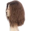 Miniatyrbilde 4 av 5: Lang Parykk for Menn Kort Lagdelt Hår Toupee Halloween Fluffy (Brun)