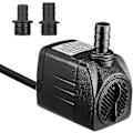 Miniatyrbilde 1 av 4: 25W 1500l/t Senkbar Vannpumpe Med 1,5m Strømledning Og 2 Dyser