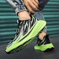 Miniatyrbillede 3 af 5: Herresneakers Andas sportssko Mode løbesko 3Clt179 BlackGreen BlackGreen 41