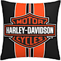 Miniatyrbillede 1 af 5: Bløde pudebetræk, Harley Davidson () Dekorativt stort firkantet vaskbart pyntepudebetræk til stue, sofa, soveværelse, hjem, bil