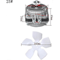 Miniatyrbilde 2 av 5: 220v Kjøleskapsviftemotor Kjøleskap Fryser Ventilert Kjøleskap 25w 35w 40w 60w For Ventilert Kjølerom xh (FMY)