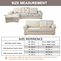 Miniatyrbillede 2 af 5: Kanin Plys Sofa Overtræk L Form 1/2/3/4 Personers Sofa Overtræk Hjørnesofa U Form, 2023 Nyt Universal Skridsikkert Sofa Beskyttelse, Super Blød Sofa grå grey 70*70cm