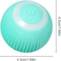 Miniatyrbild 4 av 5: Blå Smart Kattboll, Interaktiv Kattleksak, 360 Graders Automatisk Rotation och USB-Laddning, Interaktiv Kattleksak för Innekatter