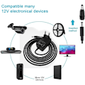 Miniatyrbillede 2 af 5: Universal DC strømforsyning 230 V/12 V/0,5 A, AC/DC AC strømadapter, AC