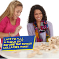 Miniatyrbild 5 av 5: Klassiskt Jenga-spel, staplingsspel med träblock